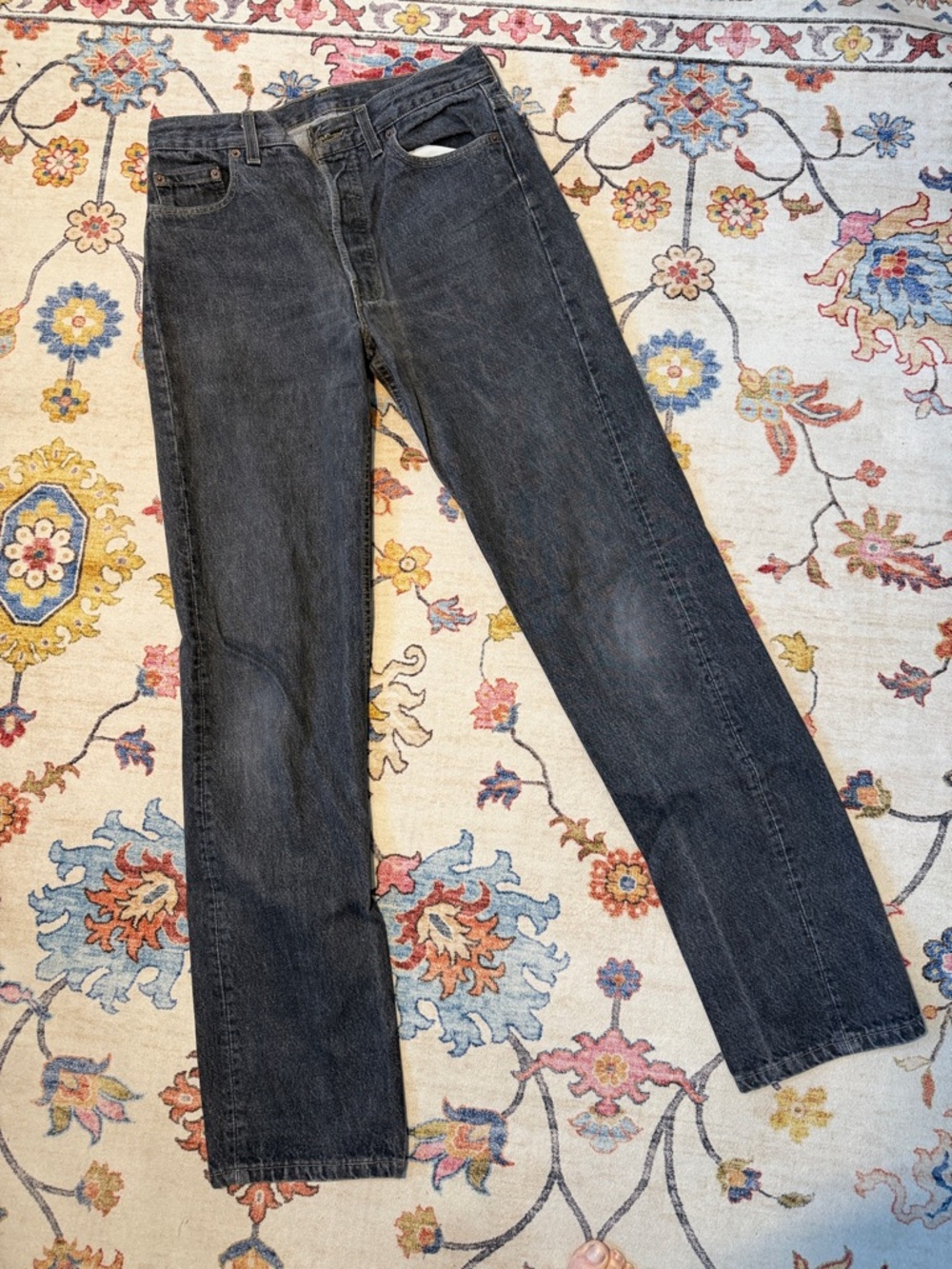 Levi's 501 30x34  Black Stonewash Jeans